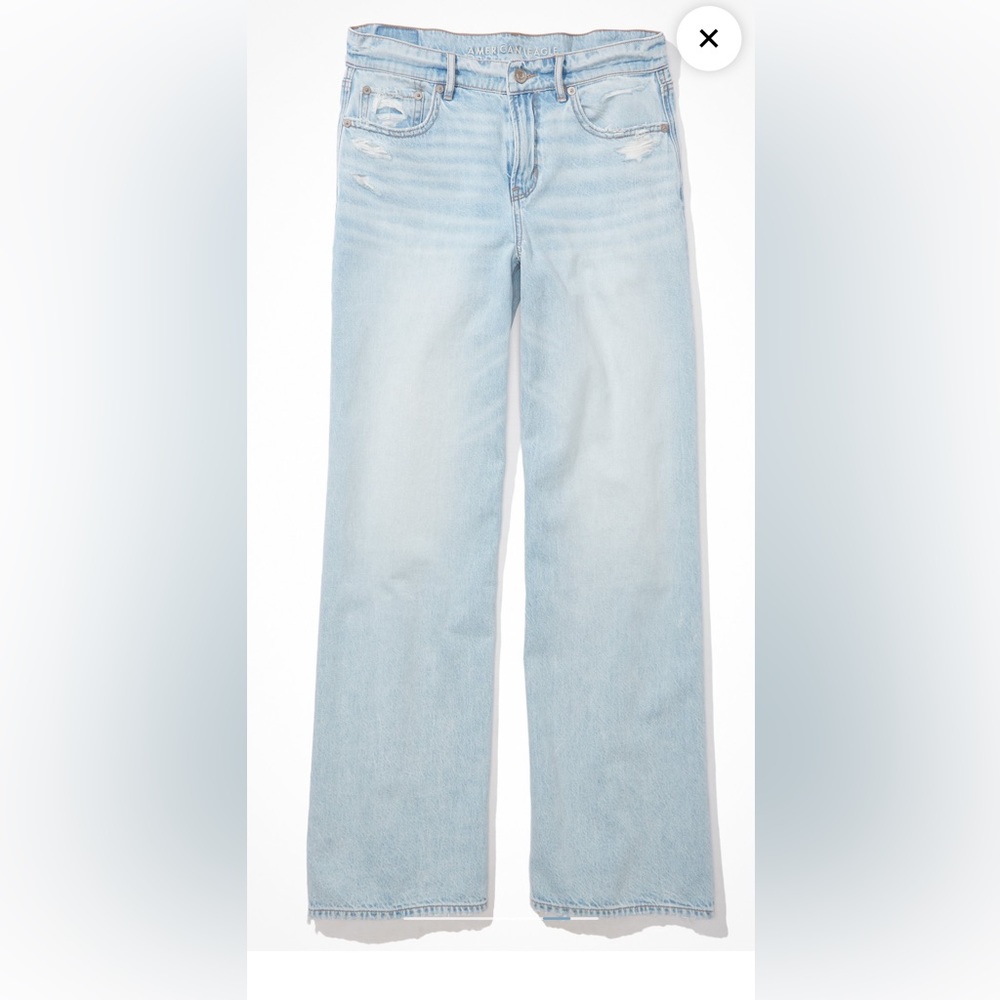 NWT 🔥 AE Low-Rise Baggy Wide Leg Jean